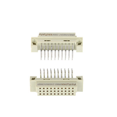 PCB Sudut Kanan 330S 41612 Konektor 3x10P 30 Pin Konektor Eurocard Wanita