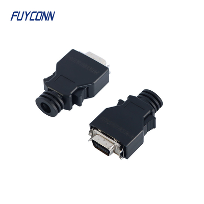 1.27mm SCSI 14 Pin Mini D Konektor Pita Servo Solder Pria