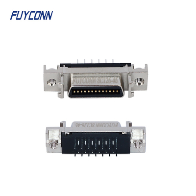 Konektor 26pin SCSI, Konektor Servo MDR Perempuan W / Paduan Seng Shell