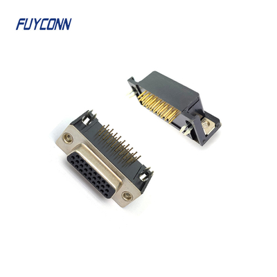 Konektor D-SUB Kepadatan Tinggi PCB, Konektor DSUB 15pin 26pin 44pin 62Pin