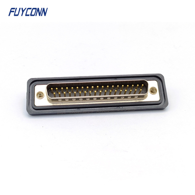 Konektor Tahan Air D-SUB Pria Solder, Konektor D-SUB 9 15 25 37 Pin