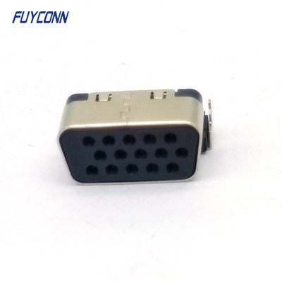 Konektor D-SUB VGA 15pin Female 0.9mm Profil Bawah