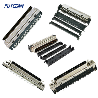 68pin SCSI MDR Connector PCB Solder Cup IDC Crimp 1,27mm Jenis CN