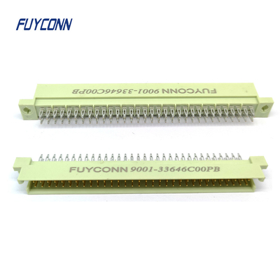 2 Baris Solderless DIN41612 Konektor 64pin Male Press Fit Konektor