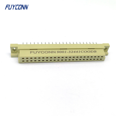 Seri 9001 DIN41612 Konektor PCB vertikal 2 baris Wanita 2 * 22pin 44pin