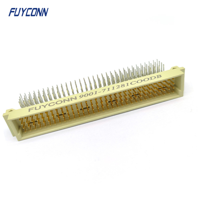 128Pin 41612 Konektor Pria PCB Sudut Kanan 4 Baris 4 * 32pin128P