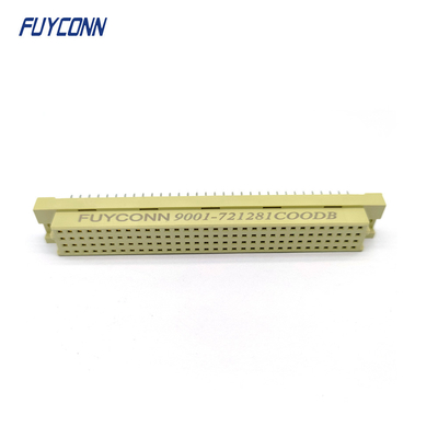 128pin DIN41612 Konektor PCB vertikal 4 baris Wanita 4 * 32pin 9001 Seri