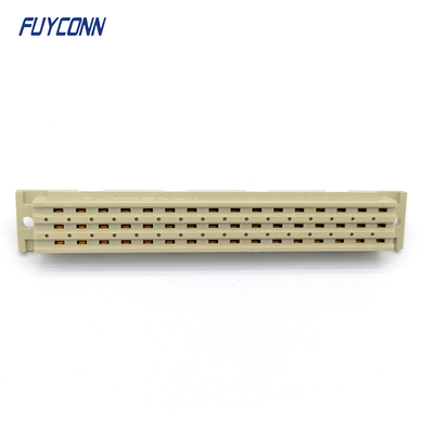 48Pin Power DIN41612 Konektor PCB lurus Wanita 3 * 16pin 5.08mm Pitch