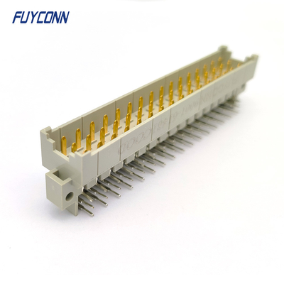 5.08mm Daya DIN 41612 Konektor PCB Sudut Pria 3 * 16pin 48pin