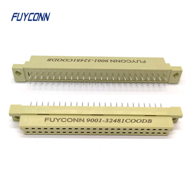 9001 DIN 41612 Konektor PCB vertikal 2 baris 2*22P 48P 248 Wanita 41612 Konektor