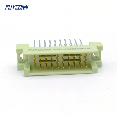 Vertikal PCB 30 Pin Pria DIN 41612 Konektor 13mm Konektor Eurocard