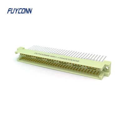PCB lurus 64 Pin Male 42612 Konektor 2 * 32P 13mm DIN 41612 Konektor