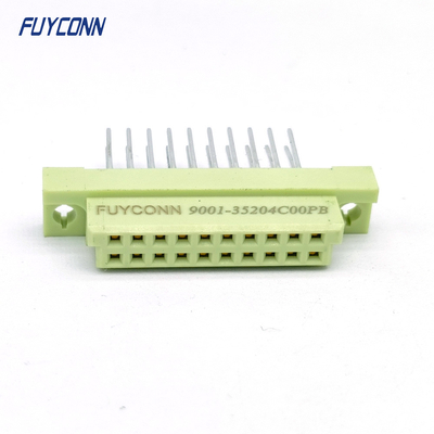 13mm DIN 41612 Konektor 2 Baris 20 Pin Pencet Pin Wanita DIN41612 Konektor