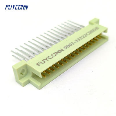 32Pin DIN41612 Male Connector W / 15mm Terminal 2 * 16P Pencet Pin 41612 Konektor