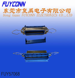 2.16mm 36 Pin Ribbon Cable Connector Perempuan IDC Jenis Spring Latch