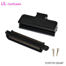 TYCO 180 Derajat 64Pin RJ21 Konektor IDC Pria Centronic dengan Penutup Plastik
