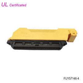 Konektor IDC Centronic Wanita 64 Pin Dengan Bahan Isolator PBT dan Kap