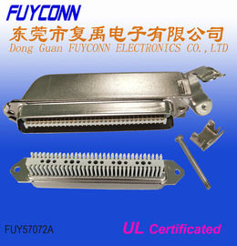 TYCO 64 Pin Male Centronic Champ IDC Connectors dengan 45 derajat Metal Cover Bersertifikat UL