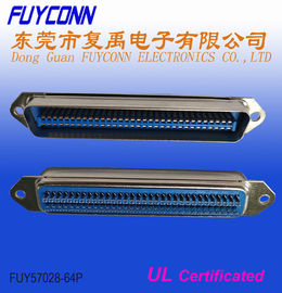 Konektor Sentronika PBT 64 Pin, Konektor DDK Pria Solder Bersertifikat UL