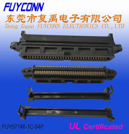 Ribbon Solder Receptacle 24 Pin Centronics Connector Dengan penjepit kawat