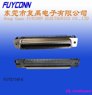 Nikel Plating 64 Pin Profil Rendah Konektor Sentronik RJ21 Pitch 2.16mm