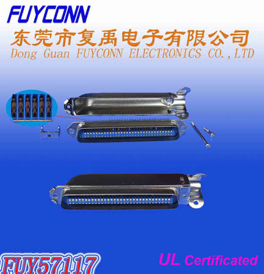 57-70640 Konektor Amfenol 90 Derajat IDC Steker Pria 32 Pasang Konektor 64 Pin untuk Huawei DSLAM