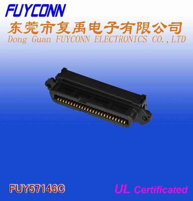 TYCO 90 Derajat RJ21 50 Pin Konektor IDC Centronic Champ Wanita dengan klip kawat