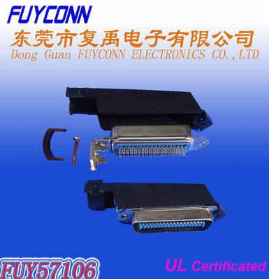 Konektor Pria Centronic Solder Type 36pin Dengan Tudung Plastik 90 derajat