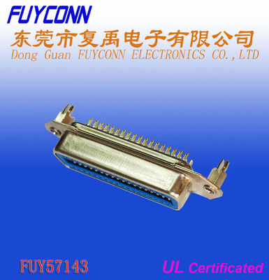 14 24 36 50Pin Champ Solder pin Centronics Connector Tipe perempuan dengan kunci papan