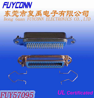 50 Pin Centronic Solder Receptacle Connector 25 Pairs with Spring Latches Certificated UL