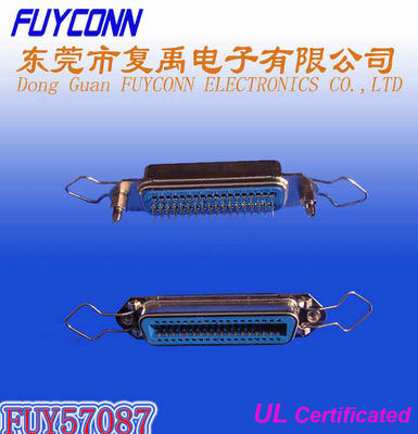 Champ Straight Angle 36 Pin Konektor PCB Centronic Female dengan kait pegas