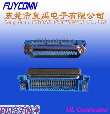 2. 16mm pitch 36 Pin Centronic Right Angle Male Printer Connectors untuk Papan PCB
