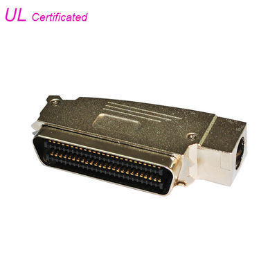 Amphenol 957 100Pin Plug IDC Male Connector Dengan Side Cable Entry Zinc Cover