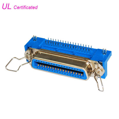 Centronic Right Angle 36 Pin Female Champ Connector 2.16mm Hitam atau Biru