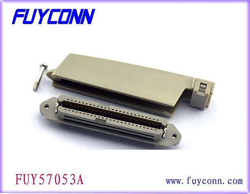 50 Pin Solder Champ Connector Konektor solder wanita Dengan housing plastik 90 derajat