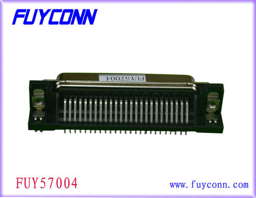 14 Pin Centronic Ribbon PCB Konektor Sudut Kanan Wanita dengan kunci papan pcb