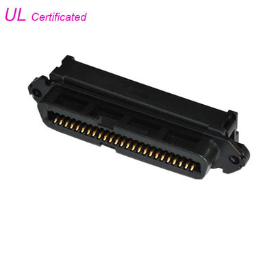 50 Pin Receptacle IDC Female Champ Connector 25pairs Crimping Type dengan Wire Clip