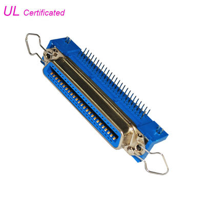 Konektor PCB Malaikat Kanan Wanita 36 Pin Centronic Dengan Pegas Latch