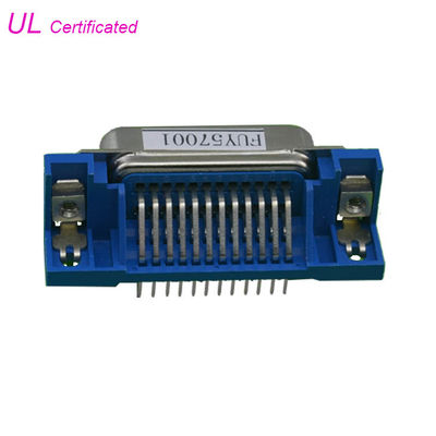 Centronic 36 Pin DDK PCB R / A Champ Receptacle Connector dengan Boardlock Bersertifikat UL