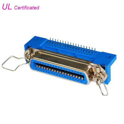 Centronic DDK 14pin 24Pin 36pin 50pinPCB Konektor Sudut Kanan Wanita dengan Klip Bail
