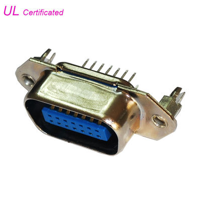 14 Pin Straight Angle Male Konektor PCB DIP Jenis Konektor Centronic 50pin 36pin 24pin