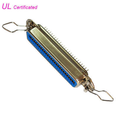 36Pin 50Pin Female Solder Pin Centronics Connector Dengan Spring Latch