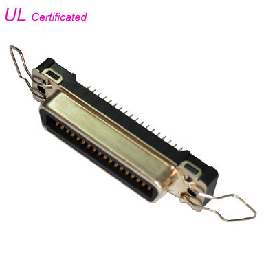57 CN Series Centronic 36 Pin Female Konektor PCB Lurus untuk Printer Dot Matrix