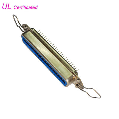 14 24 36 50 Pin Centronic PCB Lurus Konektor Perempuan Jenis DIP penyihir Spring Latch