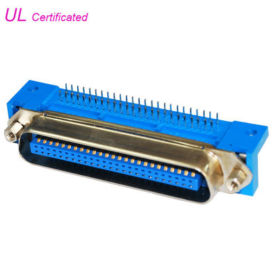 Konektor PCB Centronic R / A Pria 14pin 24pin 36pin 50pin dengan Sekrup Hex