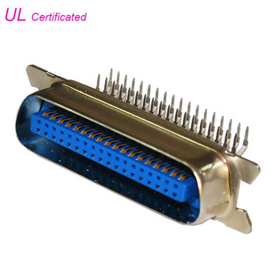 Konektor R / A PCB 36 Pin Centronics Jenis Pria MD Bentuk Shell 2.16mm pitch