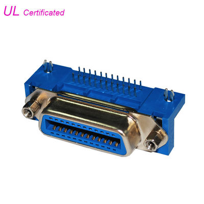 57 CN Series DDK 24 Pin Champ Centronic Right Angle Female PCB Connector dengan sekrup besar