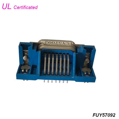 Champ 14 Pin Centronic PCB Konektor Sudut Kanan Wanita Bersertifikat UL