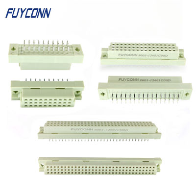 Konektor DIN41612 PCB Vertikal 3 * 32P 3 * 16P 3 * 10P Konektor Eurocard