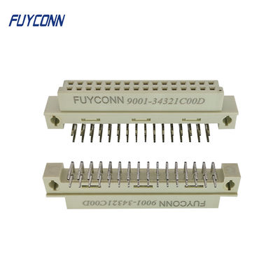 2 Baris Konektor DIN41612 90 Derajat R/A PCB Female Eurocard Connector